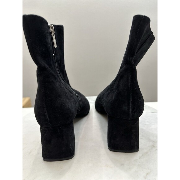 AGL Mimma Ankle Boots Size 7.5 Black Suede Pointed Toe Shoes - Picture 9 of 9